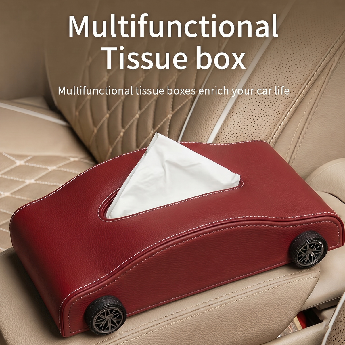 Car-Shaped Tissue Box Holder