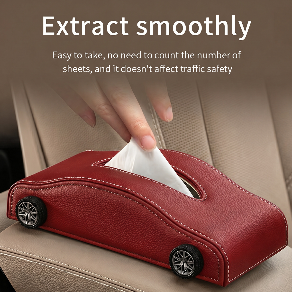 Car-Shaped Tissue Box Holder