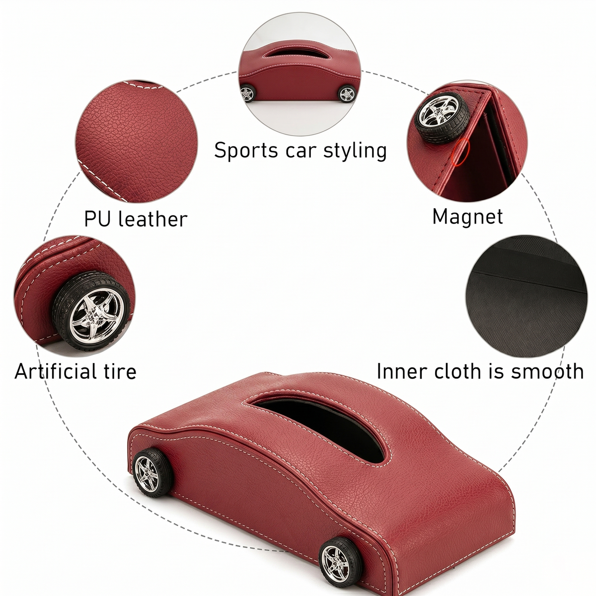 Car-Shaped Tissue Box Holder