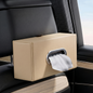 Car Tissue Box Holder with Strap Buckle