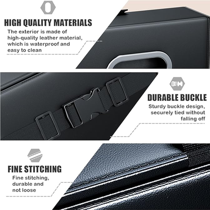 Car Tissue Box Holder with Strap Buckle