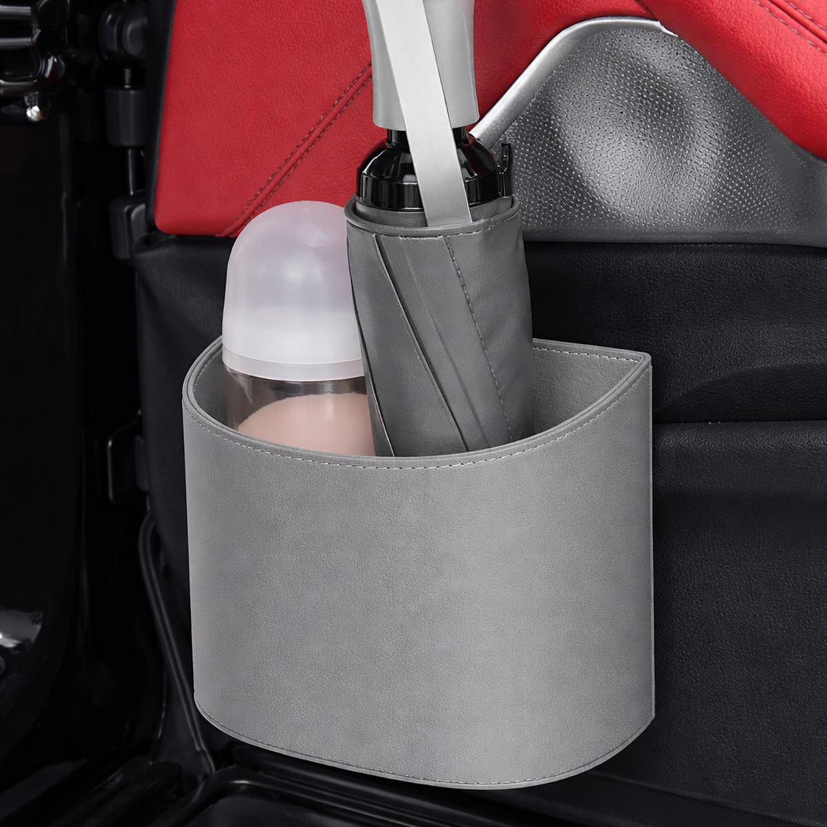 Car Door Trash Bin Organizer Storage Box