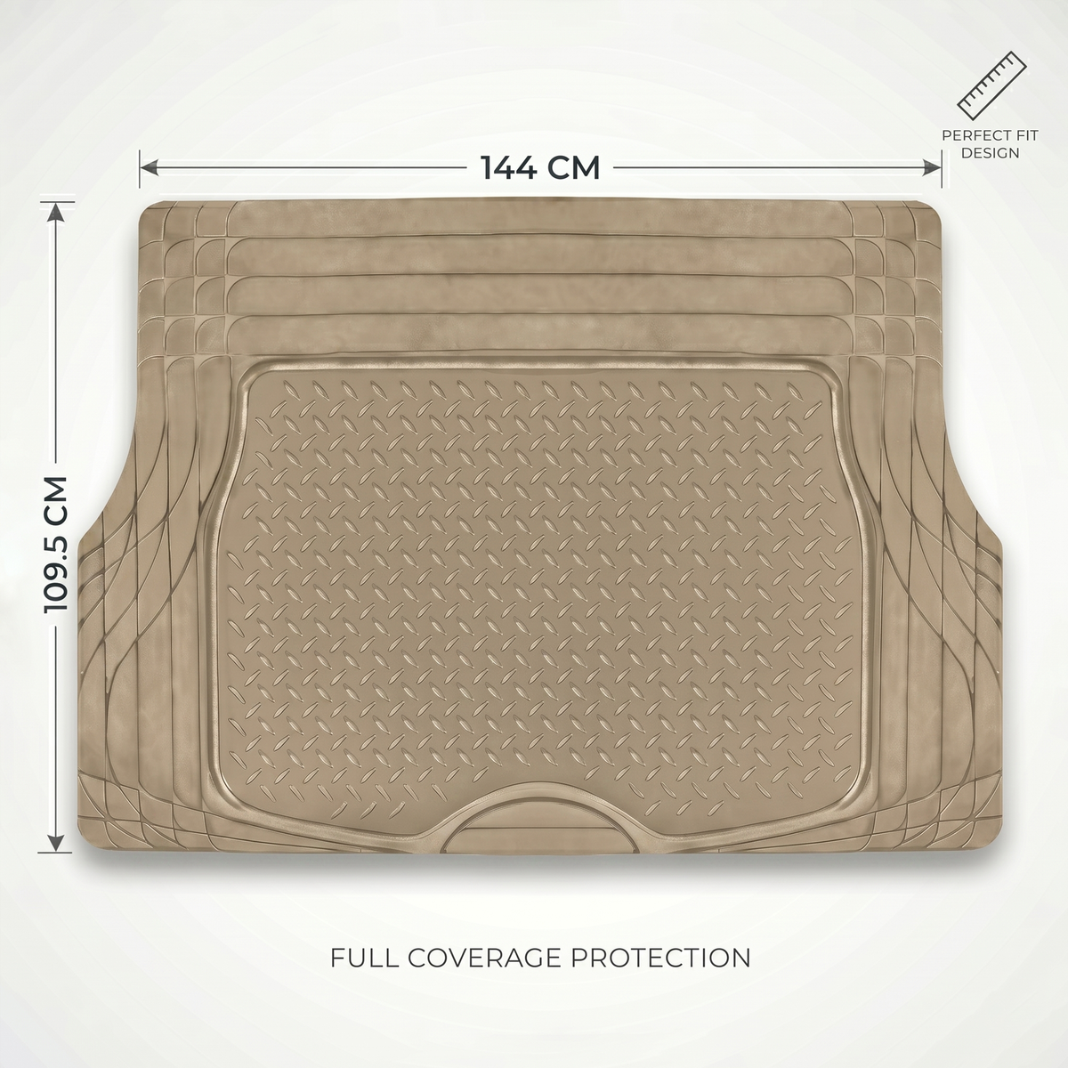 Premium Rubber Cargo Car Boot Trunk Mat