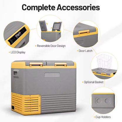 Dual-Zone Electric Car Refrigerator-32.9L