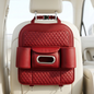 Car Back Seat Organizer with Tissue Box Holder & Cup Holders
