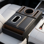 Car Armrest Storage Box with Cup Holder