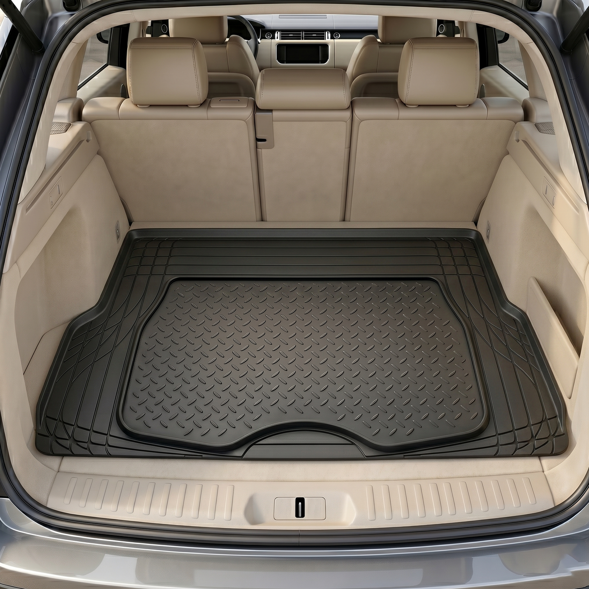 Premium Rubber Cargo Car Boot Trunk Mat
