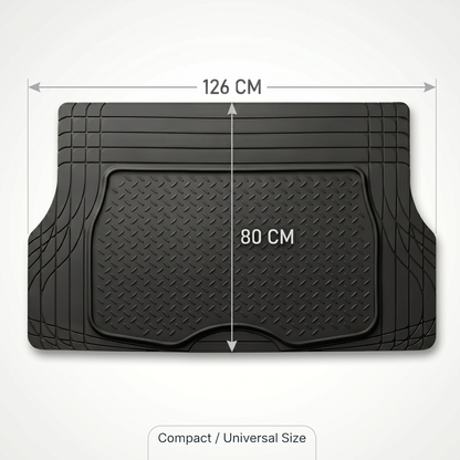 Premium Rubber Cargo Car Boot Trunk Mat