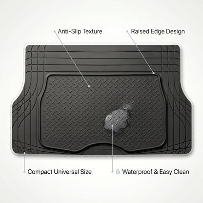 Premium Rubber Cargo Car Boot Trunk Mat