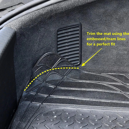 Rubber Cargo Car Trunk Mat