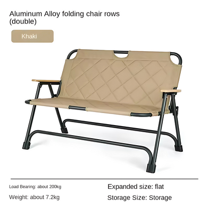 Foldable Camping Chair for 2 Person