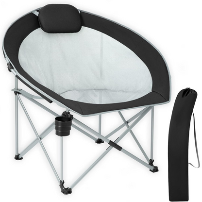 Portable Foldable Moon Camping Chair