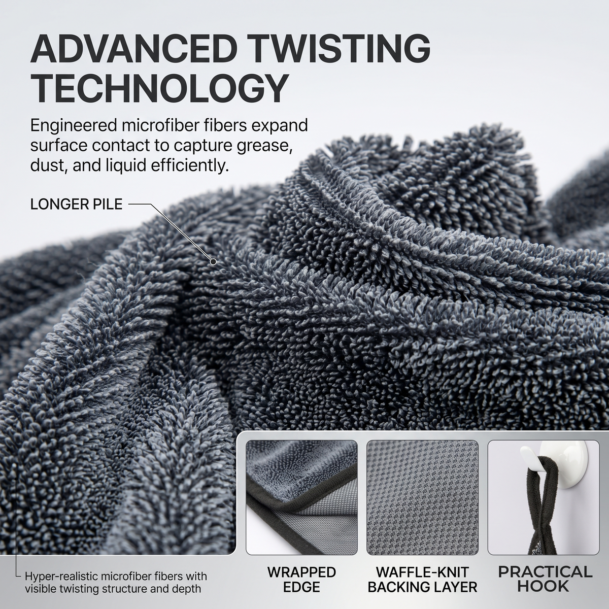 12Pcs | 24Pcs | 36Pcs - 40*60cm, 600 GSM Microfiber Cleaning Cloth