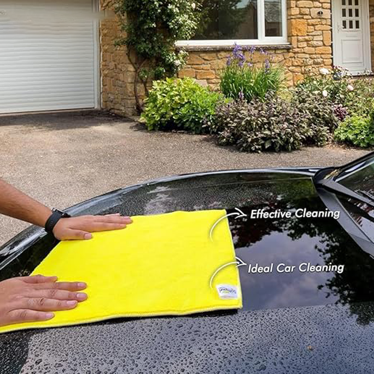 12Pcs | 24Pcs | 36Pcs - 40*60cm, 850 GSM Microfiber Cleaning Cloth