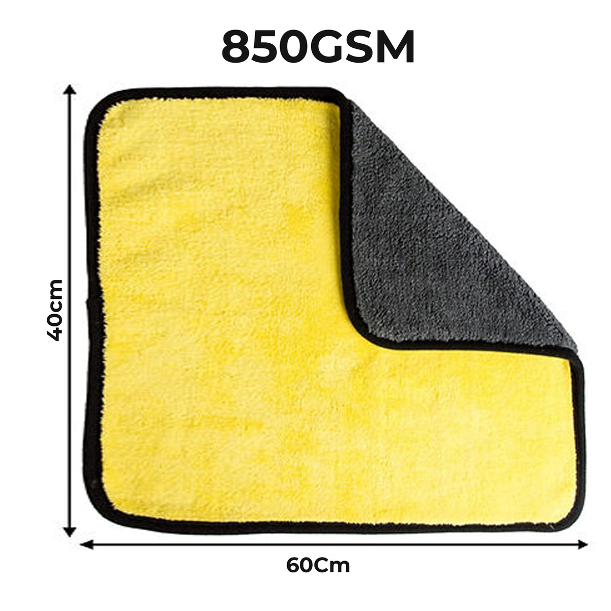 12Pcs | 24Pcs | 36Pcs - 40*60cm, 850 GSM Microfiber Cleaning Cloth