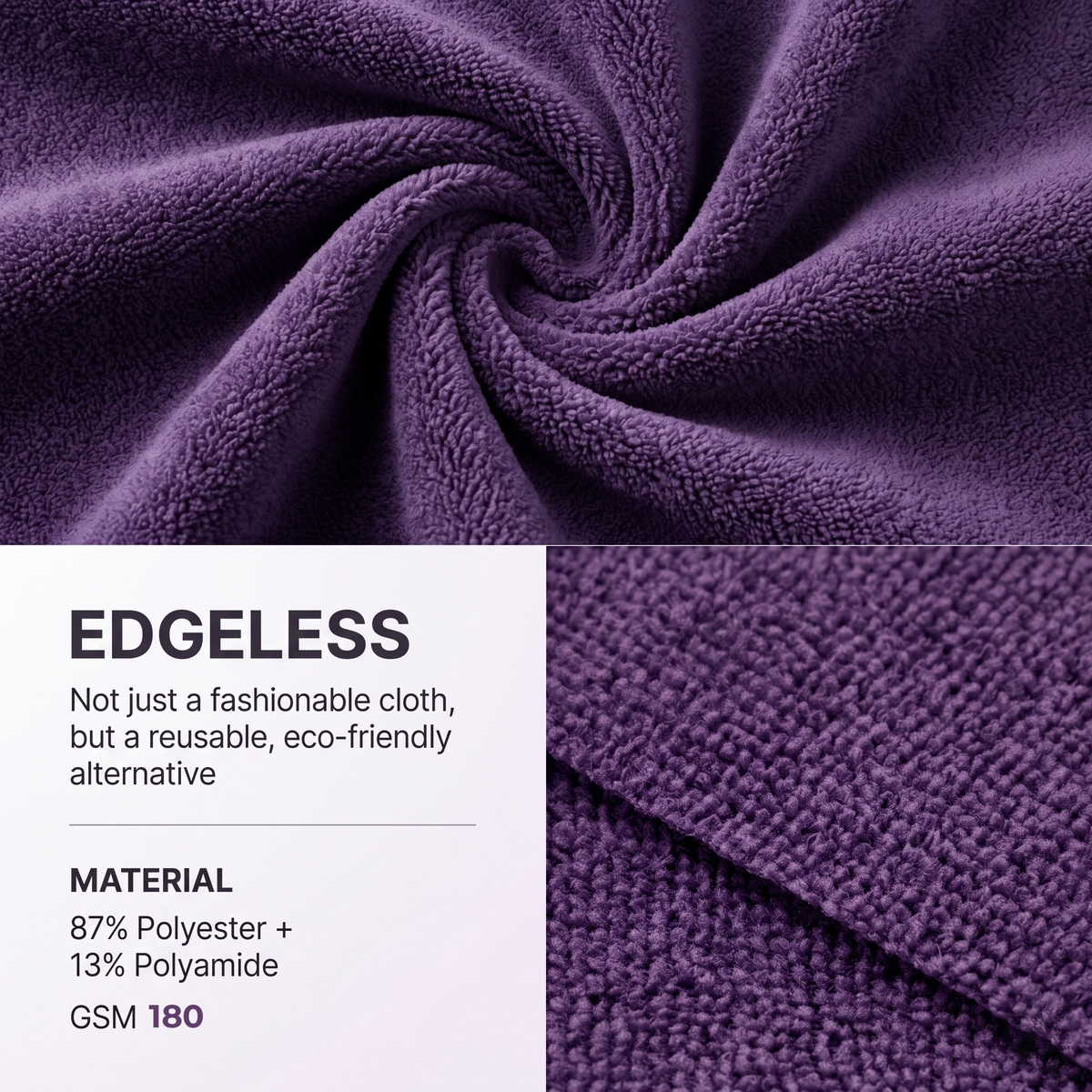 50Pcs - 40*60cm, 800 GSM Microfiber Cleaning Cloth