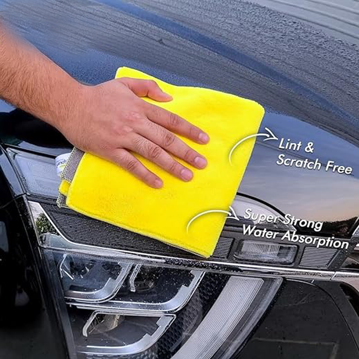 12Pcs | 24Pcs | 36Pcs - 40*60cm, 850 GSM Microfiber Cleaning Cloth