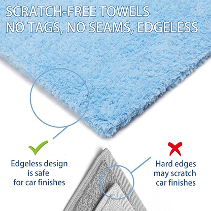 Microfiber Cleaning Cloth 5Pcs - 40*40cm, 340 GSM