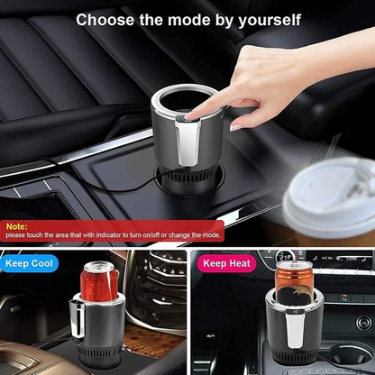 Portable 2-in-1 Car Cup Warmer & Cooler