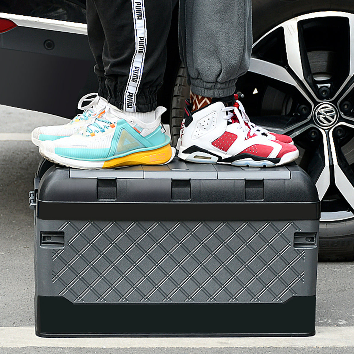 Double-layer Storage Box, Stackable Bins
