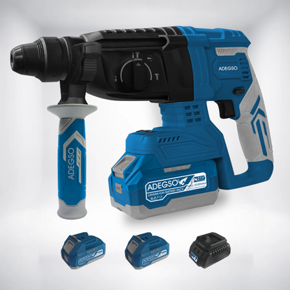 3 Mode Fuction Drill Set, 21V Lithium-Ion Power, 1100 RPM | 4400 BPM