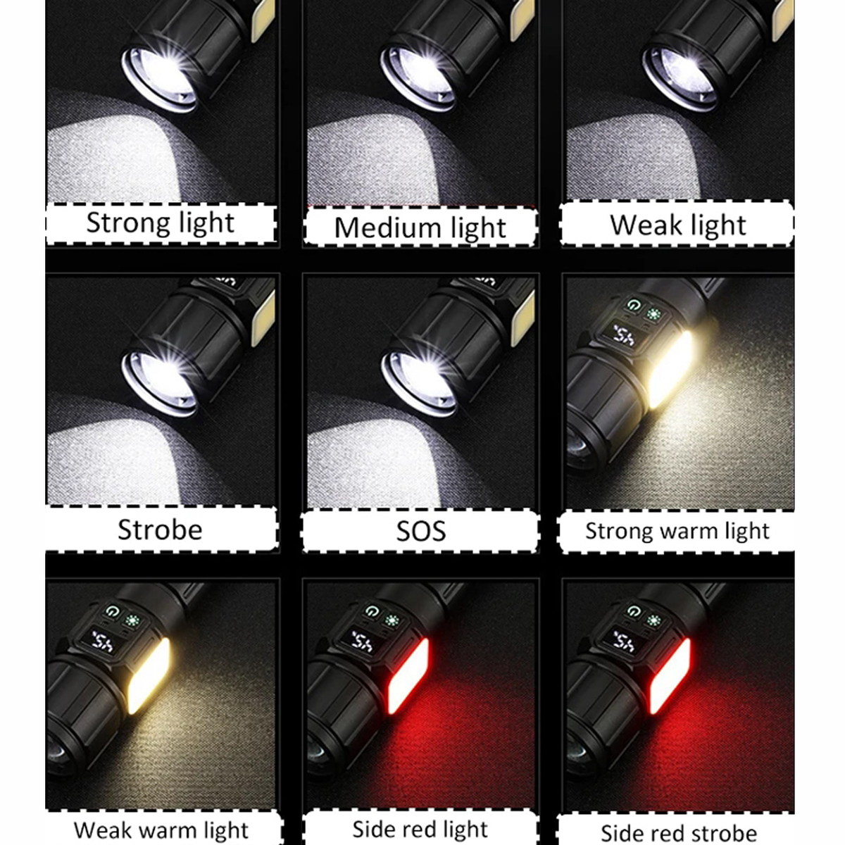 Rechargeable Camping Outdoor Flashlight
