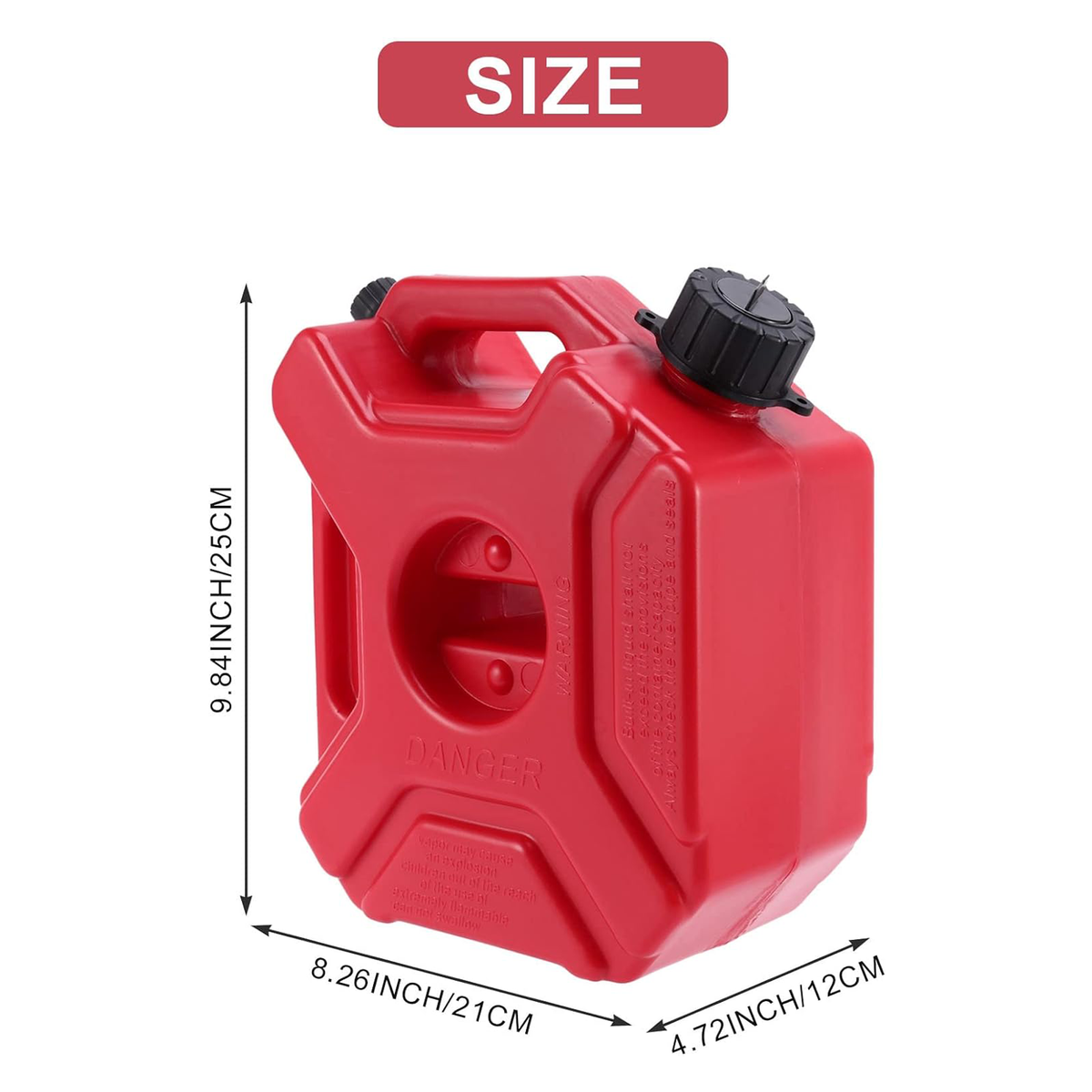 Portable Gasoline Fuel Can Red - 3L | 5L | 10L | 20L | 30L