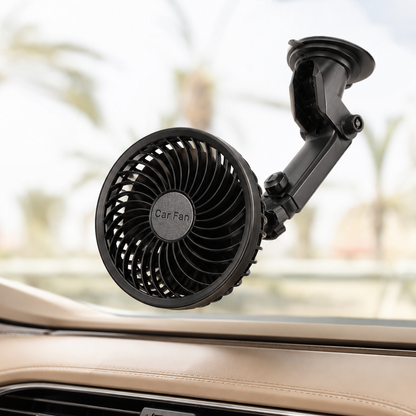 Portable 360° Adjustable Head Car Fan