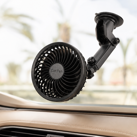 Portable 360° Adjustable Head Car Fan