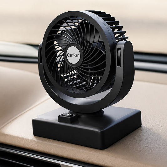 Portable 360° Adjustable Head Car Fan