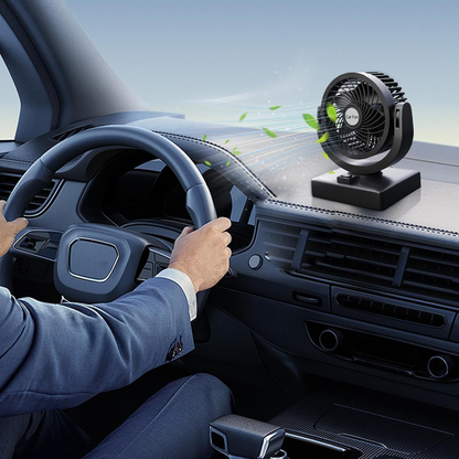 Portable 360° Adjustable Head Car Fan