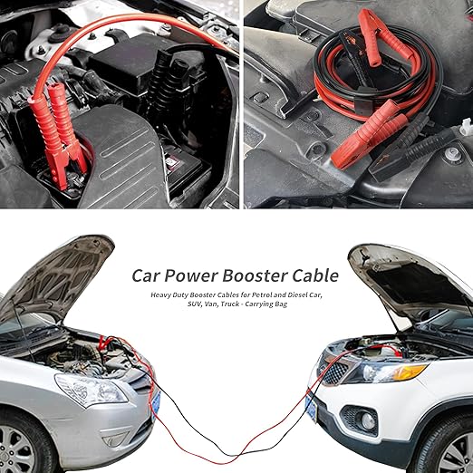 2000AMP - 3M Car Battery Jumper Cables with Copper Clamps