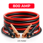 800AMP - 2.5M Car Battery Jumper Cables with Copper Clamps