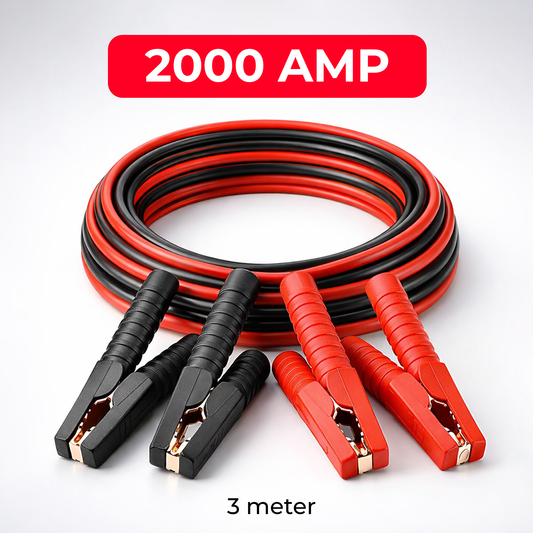 2000AMP - 3M Car Battery Jumper Cables with Copper Clamps