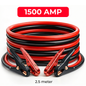 1500AMP - 2.5M Car Battery Jumper Cables with Copper Clamps
