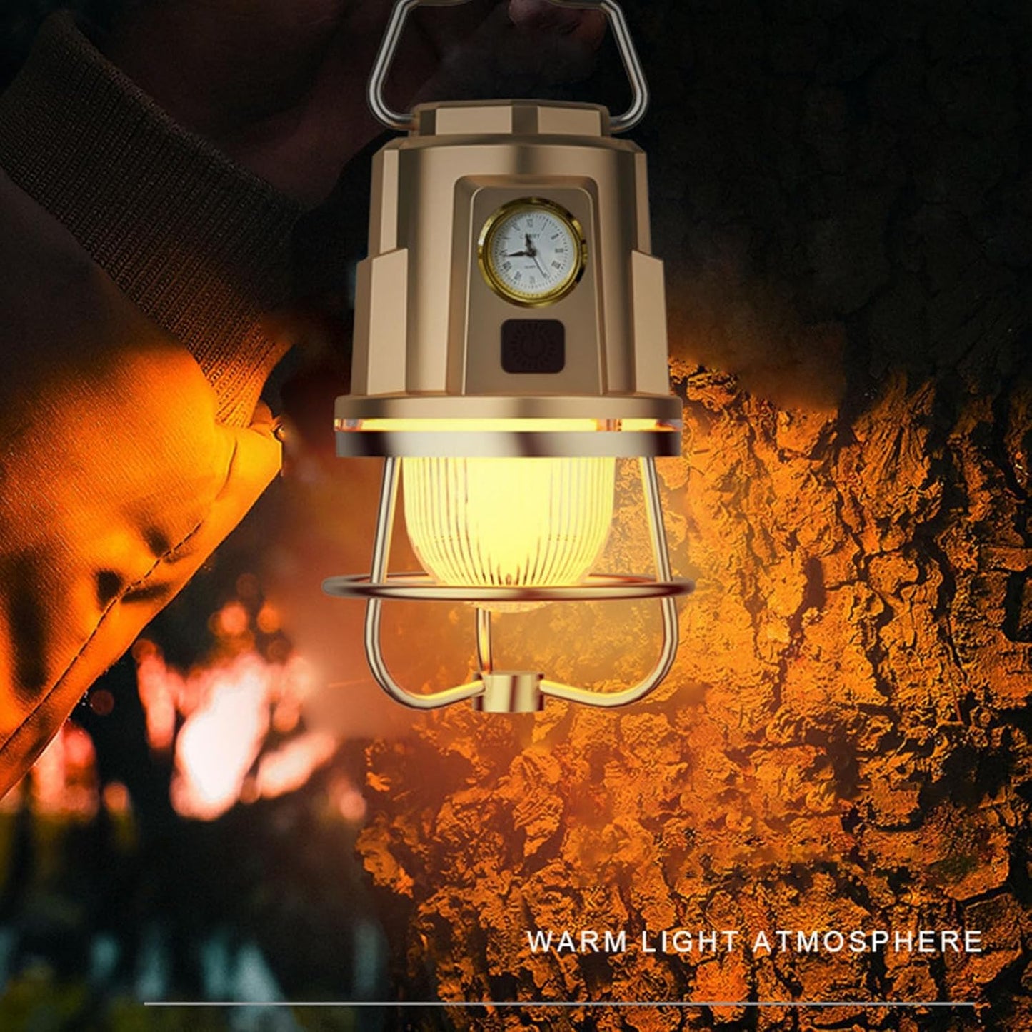 Rechargeable Light with Clock