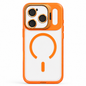 Magnetic Compatible Transparent Case with Kickstand for iPhone 17 Pro