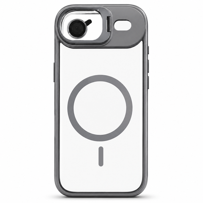 Magnetic Clear Case with Built-in Kickstand for iPhone 17 Air