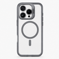 Magnetic Compatible Transparent Case with Kickstand for iPhone 17
