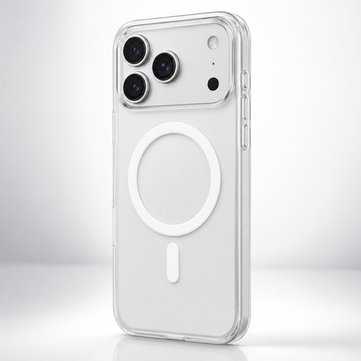Magnetic Transparent Case for iPhone 17 Pro