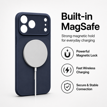 MagSafe Compatible Case for iPhone 17 Pro Max with Camera Protection