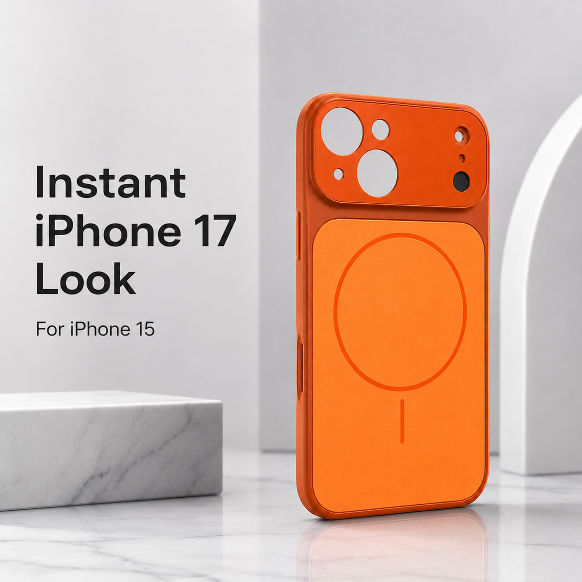MagSafe Compatible Case for iPhone 15 with Camera Protection