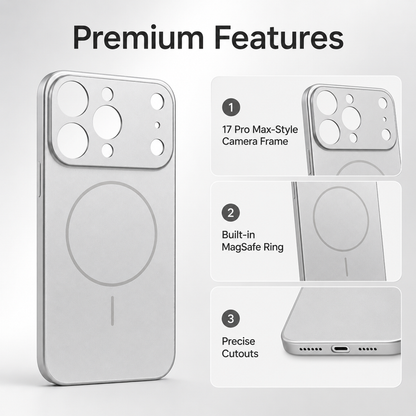 MagSafe Compatible Case for iPhone 15 Pro with Camera Protection