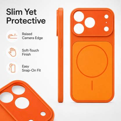 MagSafe Compatible Case for iPhone 17 with Camera Protection