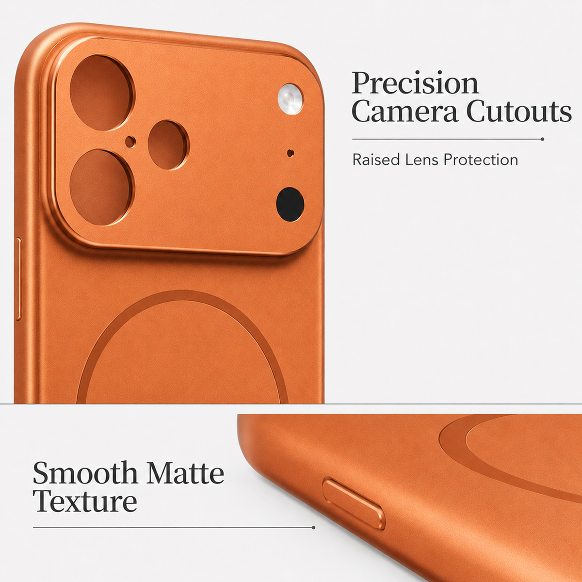 MagSafe Compatible Case for iPhone 16 with Camera Protection