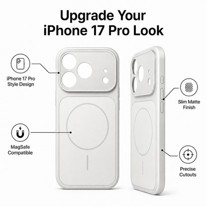 MagSafe Compatible Case for iPhone 17 Pro with Camera Protection