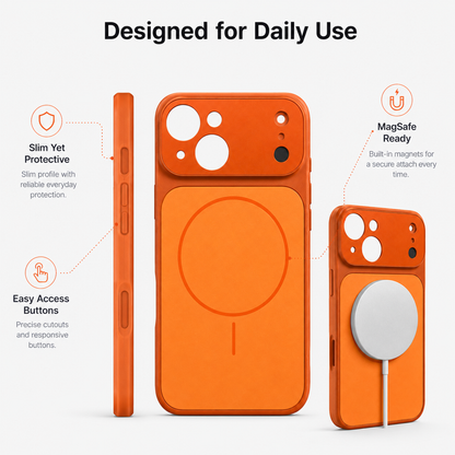 MagSafe Compatible Case for iPhone 15 with Camera Protection