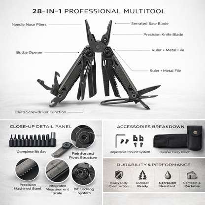 Stainless Steel Multi Funcional Tool Pliers