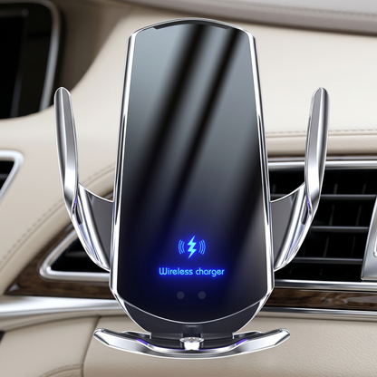360° Rotating Wireless Car Charger Phone Holder