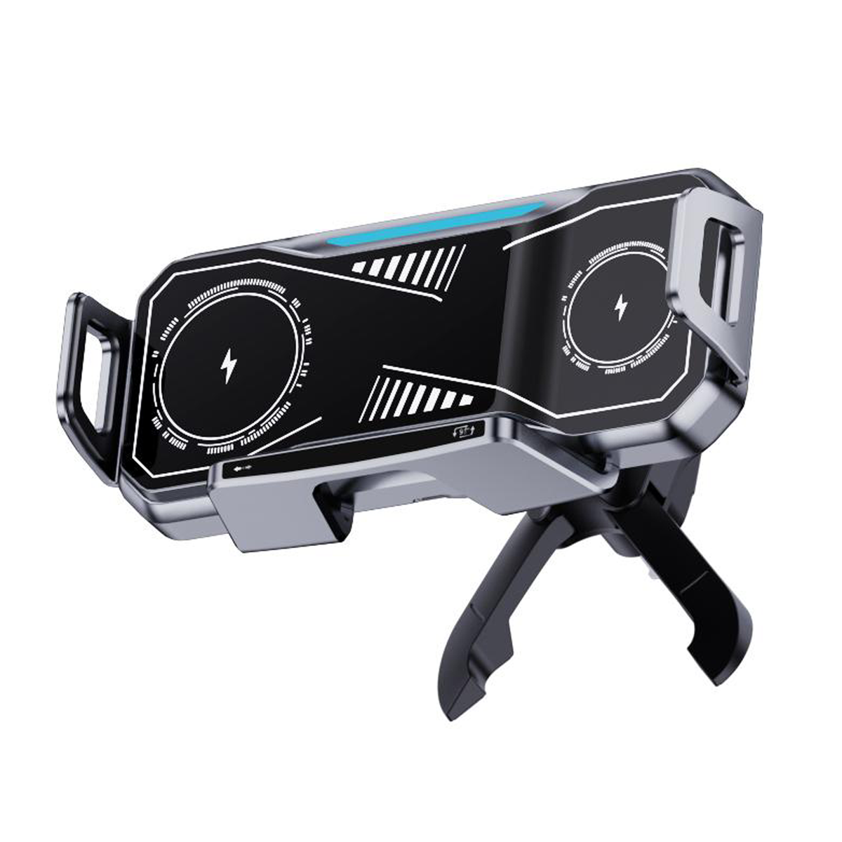 360° Rotating Wireless Car Charger Phone Holder